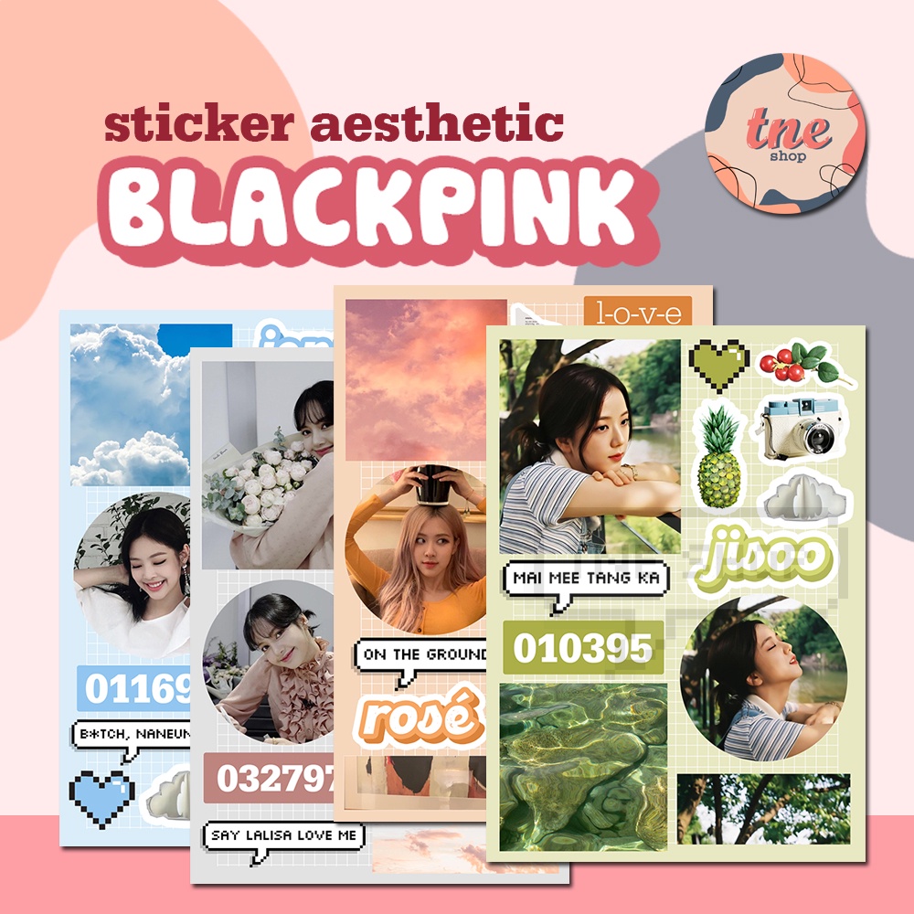 [HÀNG CÓ SẴN] Sticker Aesthetic BLACKPINK