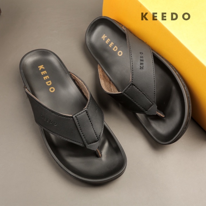 Dép xỏ ngón nam hàng hiệu KEEDO TN6121, Mẫu mới hàng đẹp siêu bền