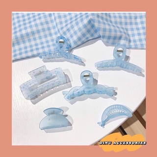 Kẹp càng cua tone xanh pastel
