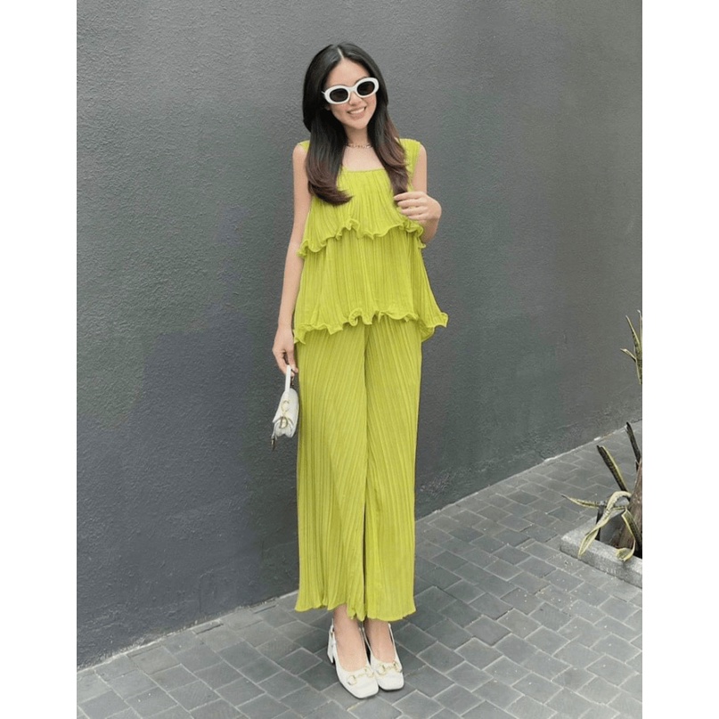 SÉT BỘ NỮ BÁNH BÈO DẬP LY SANG CHẢNH CON BÀ BẢY PU