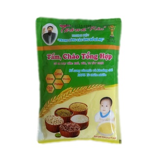 Bộ 3 bột ăn dặm, cháo tấm dinh dưỡng và bột gạo tám nguyên chất