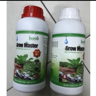 Dung dịch thủy canh Grow Master đậm đặc dành cho rau ăn lá loại 500ml