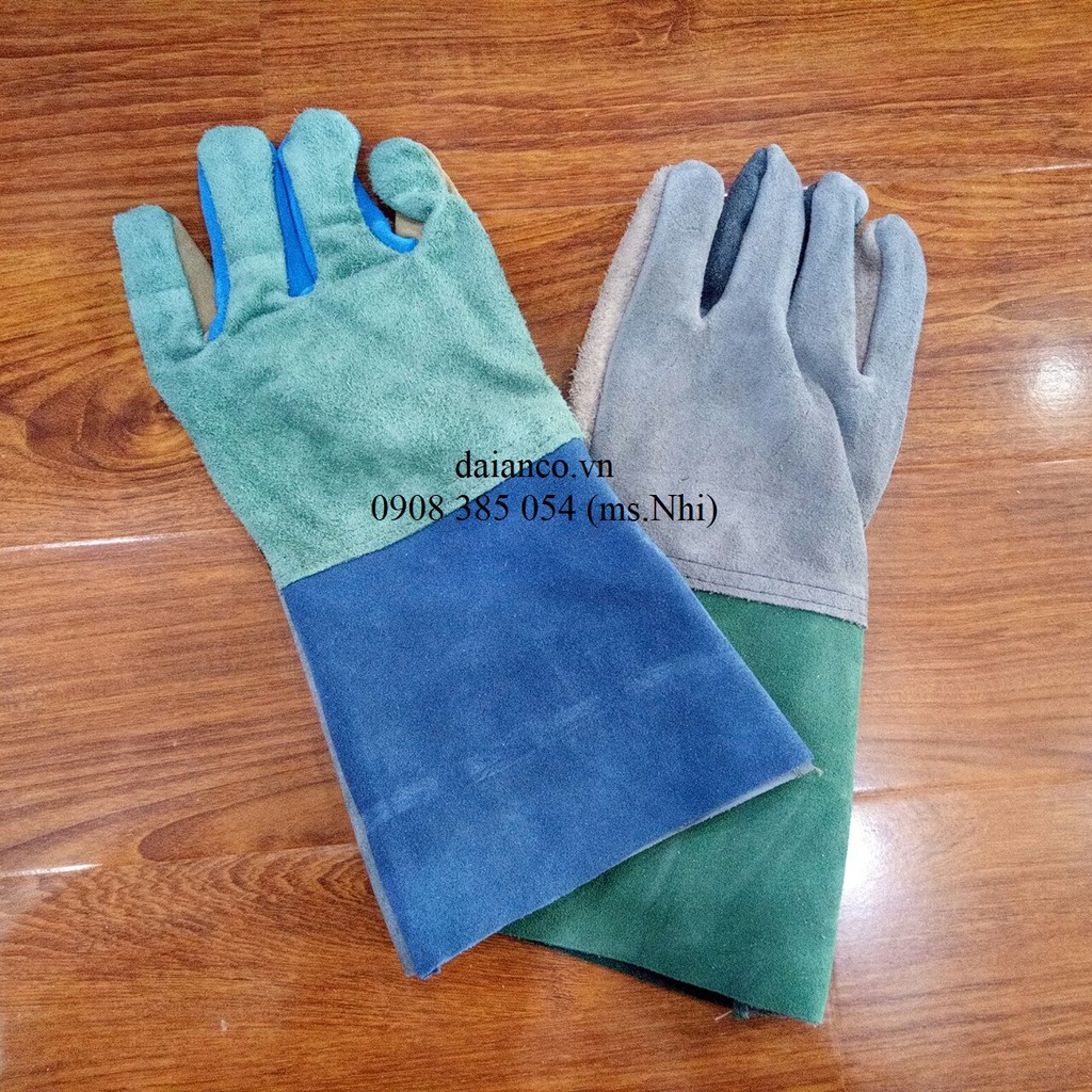 [HCM] SALE 1 ĐÔI GĂNG TAY DA HÀN 1 LỚP- LOẠI DÀI TAY- CHỐNG NÓNG VÀ CHỐNG BẮT TIA LỬA- HÌNH THẬT