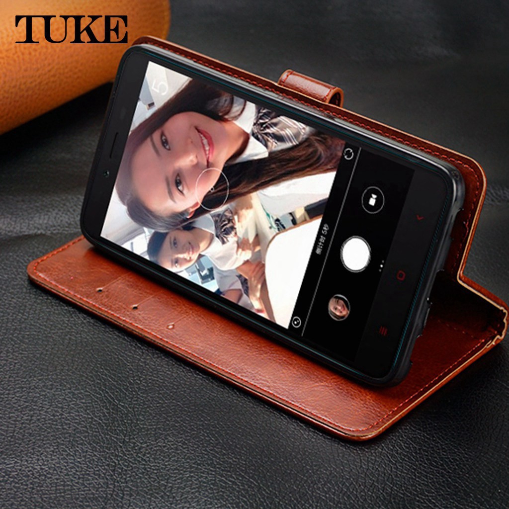 TUKE Mobile Phone Case For OPPO A8 A31 2020 A91 F15 Find X2 Reno 3 Pro Crazy Horses Pattern Leather Back Cover Card Holder With Lanyard | BigBuy360 - bigbuy360.vn