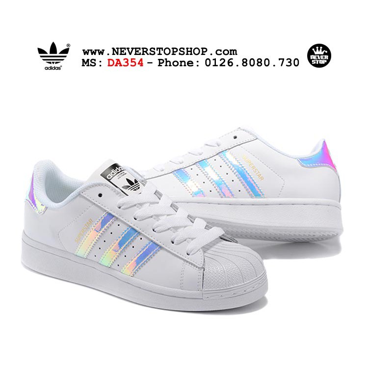 Giày ADIDAS SUPERSTAR HOLOGRAM cổ thấp nữ thế thao siêu xinh siêu chất giá rẻ | NeverStopShop.com