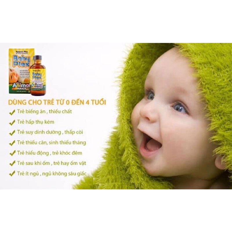 Free ship Vitamin tổng hợp baby plex mỹ cho bé lọ 60 ml.Hàng chuẩn chính hãng giá tốt nhất