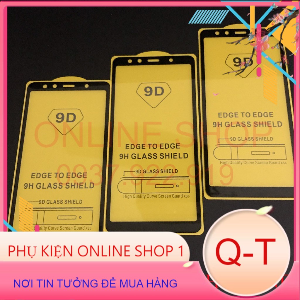 Kính cường lực Samsung Galaxy A7-2017(A720) , A7-2018 full màn hình 9d