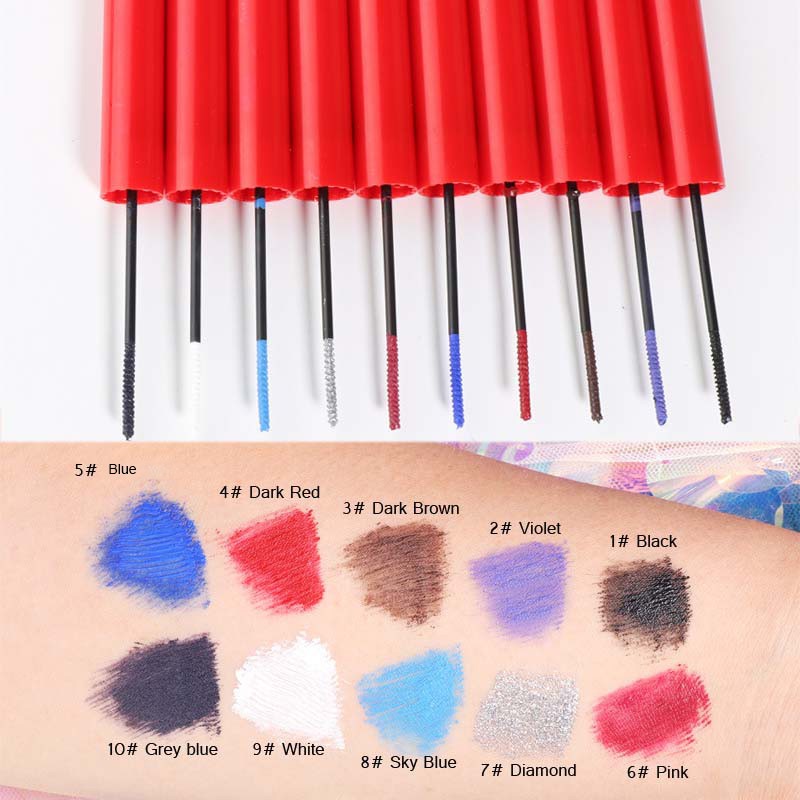 [Hàng mới về] Mascara 4D lâu trôi không thấm nước làm mi cong và dài 10 màu tùy chọn | BigBuy360 - bigbuy360.vn