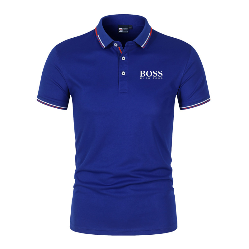 HUGO BOSS Mới Áo Thun Polo Tay Ngắn Thời Trang Dành Cho Nam