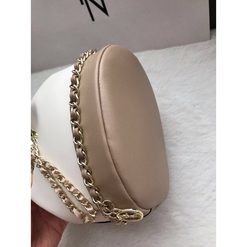 Túi Lyn hobo màu trắng nude