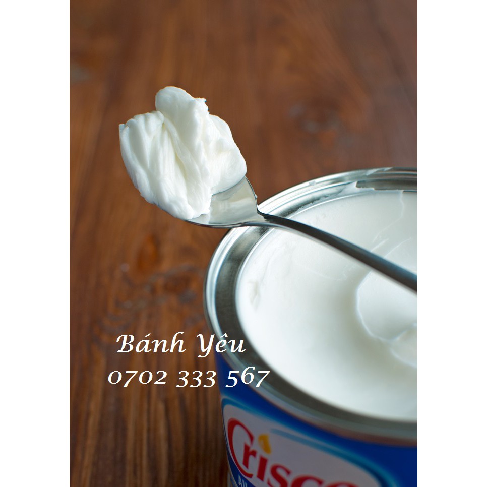 Shortening - Mỡ trừu Crisco 453g