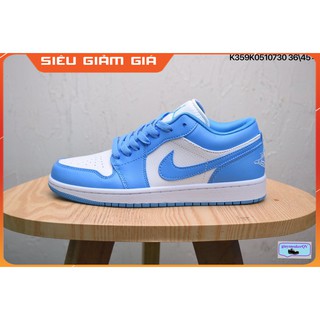 Giày thể thao AIR JORDAN 1 Low SB UNC thấp cổ màu xanh trắng siêu đẹp