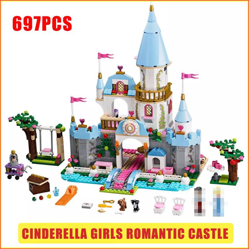 (CÓ SẴN) Lắp ráp friends Queen 85006 lâu đài công chúa Cinderella cực đáng yêu