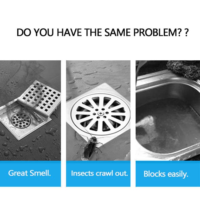 Nắp Đậy Cống Thoát Nước Sàn Nhà Tắm Bằng Silicone Chống Mùi Hôi