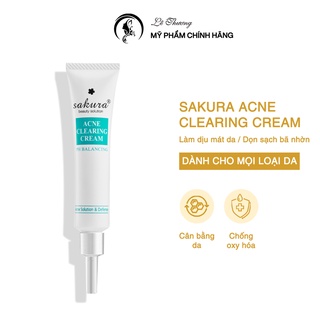 Kem làm giảm và ngừa mụn Sakura Acne Clearing Cream 25g