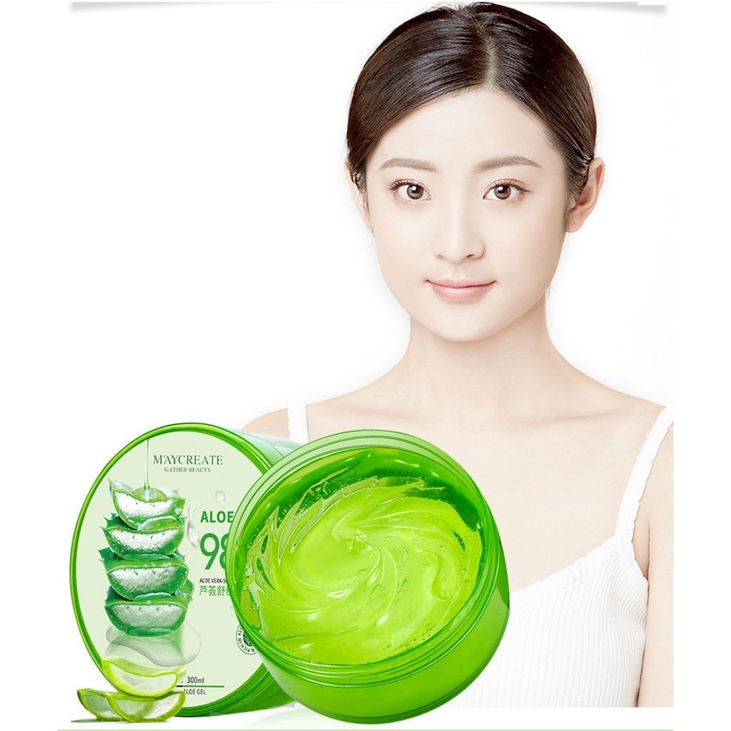 Gel Dưỡng  Ẩm và Làm Dịu Lô Hội ALOE VERA 98% - GEL Thiên Nhiên