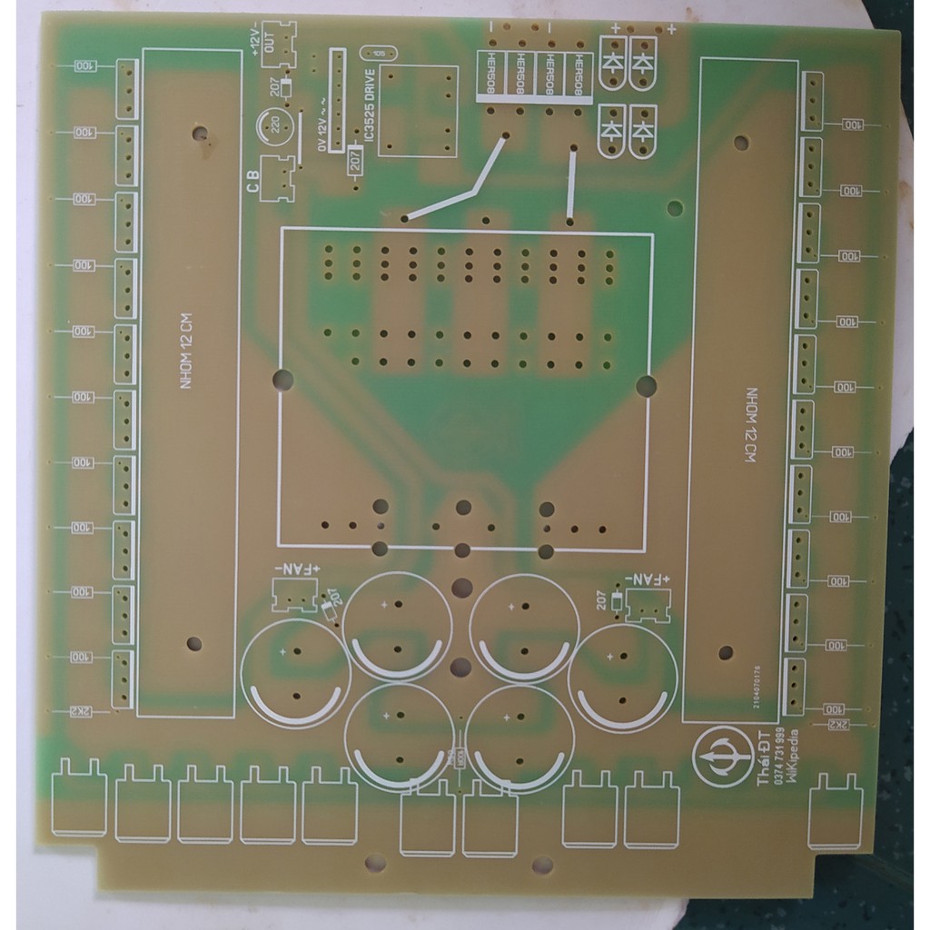 PCB  -  NGUỒN 20 FET- BO NGUỒN 20 FET CHẠY E55 E65 E85