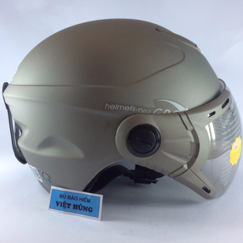 Mũ bảo hiểm GRS A920k (Xám nhám) (Mũ dành cho người đầu to)