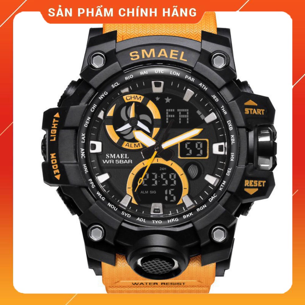 [CHẤT LƯỢNG] (New Arrival) Đồng Hồ Điện Tử Thể Thao Nam Chính Hãng SMAEL 1545C Phiên Bản Sport Chống Nước Cực Tốt