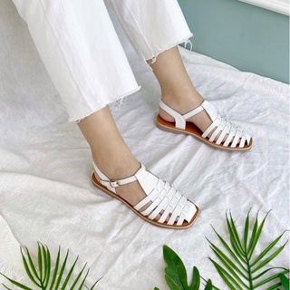 Giày sandal rọ chất da bò