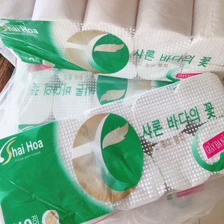 Giấy vệ sinh không lõi Hải Hoa (10 cuộn)