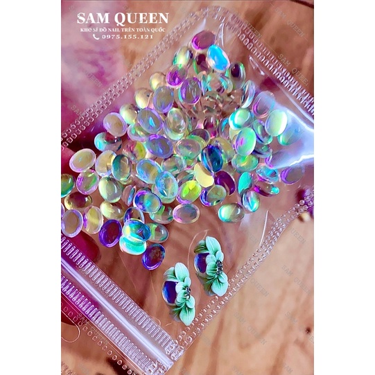 Đá khối chân bằng sét 100viên mix đủ kiểu dáng.