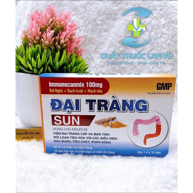 Đại Tràng Sun hộp 50 viên ( giảm nhanh viêm đại tràng cấp và mãn tính)