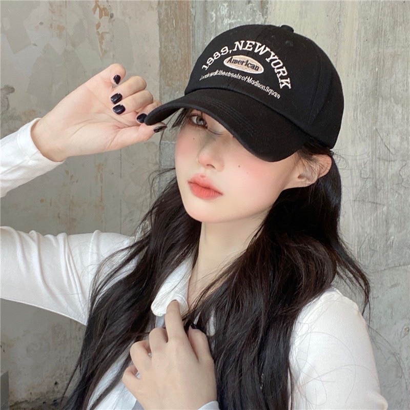 Mũ lưỡi trai thêu chữ 1989 Nón kết nhiều màu phong cách Ulzzang form unisex nam nữ