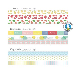 Set 3 Washi tape chủ đề ĐỒ HOẠ
