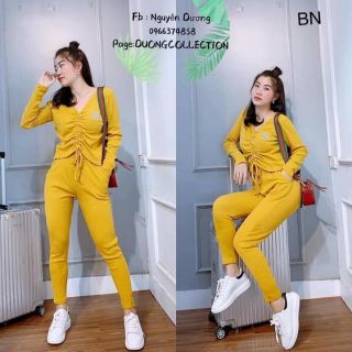 Bộ rút dây xinh lắm nha khách, khi nhắc đến đồ bộ mọi người thường nghĩ tới rộng rãi, đơn gian chỉ mặc ở nhà, tuy nhiên
