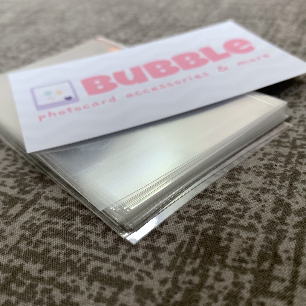 Sleeve trơn đựng card bảo vệ thẻ bài photocard Kpop Anime túi nhét card toploader nhiều size kích cỡ