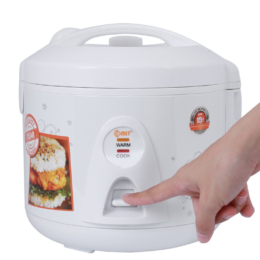 [Mã ELMS5 giảm 7% đơn 300K] Nồi Cơm Điện Comet 1.2 Lít CM8028 - Nắp Gài - Hàng Chính Hãng (Bảo Hành 12 Tháng) | BigBuy360 - bigbuy360.vn