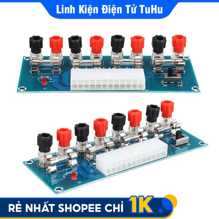 Mạch Chuyển Đổi Nguồn Máy Tính ATX 24 Pin Ra 3V3-5V-12VDC XH-M229 Chế Nguồn Đa Năng