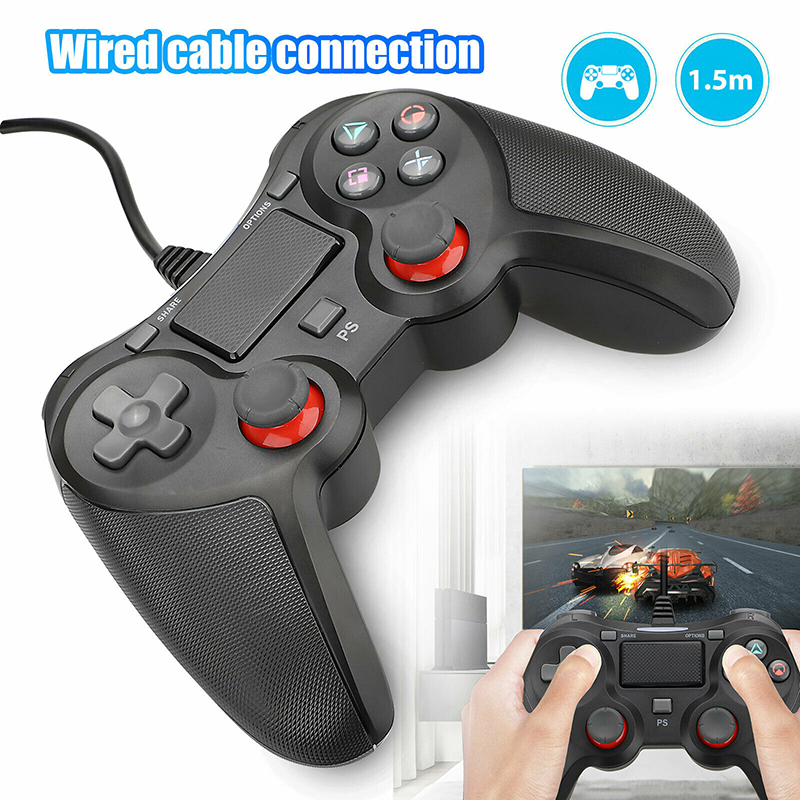 Tay Cầm Chơi Game Có Dây Usb Cho Sony Playstation 4 Ps4 / Pc