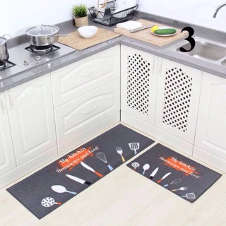 Set 2 thảm nhà bếp loại đẹp (1 thảm dài +1 thảm ngắn)