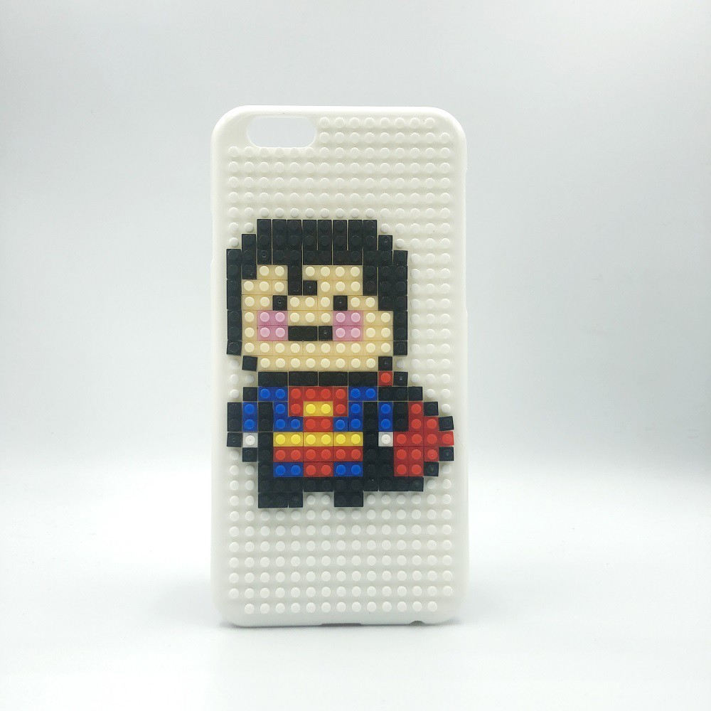 Ốp lưng Iph 6/6s DIY lắp ghép chibi mẫu phim anh hùng