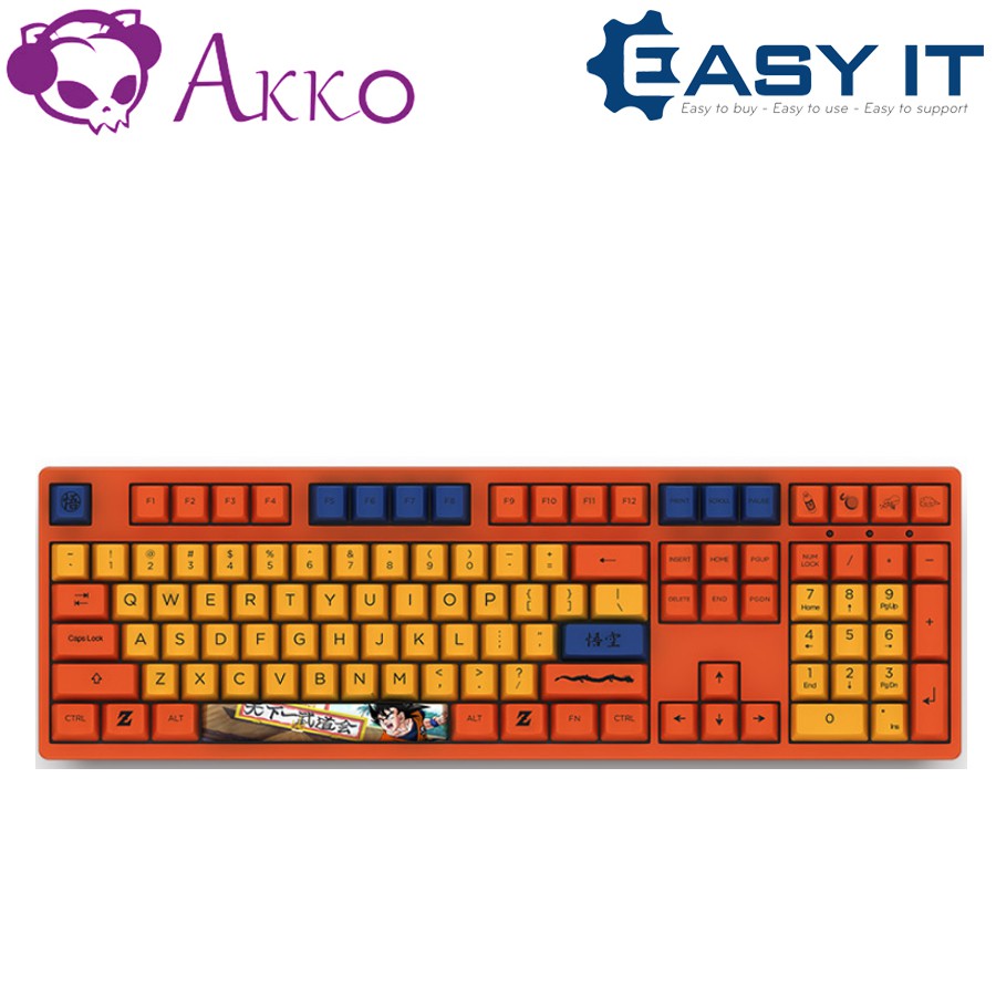 Bàn phím cơ Akko 3108 Dragon Ball Z - Goku Edition
