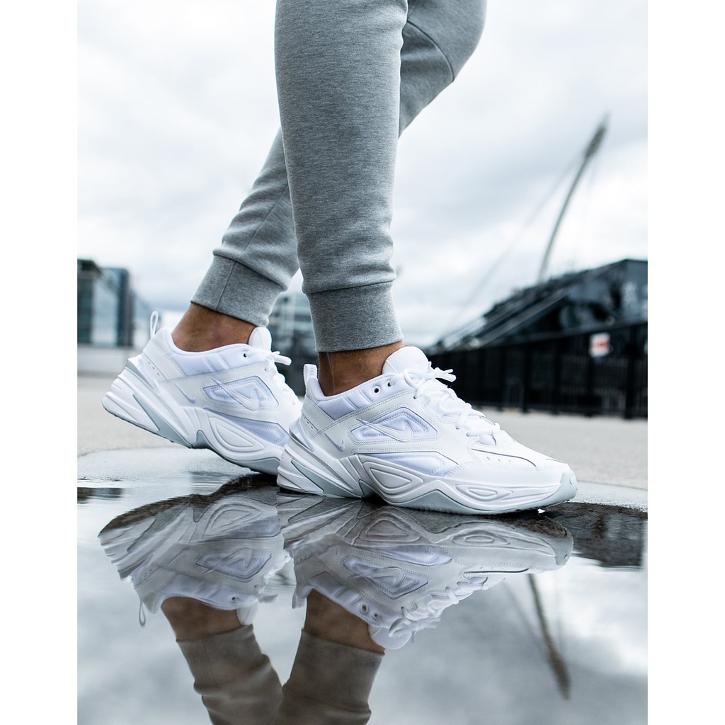 Giày Nike M2K Tekno FREESHIP Nike M2K Tekno All White Chính Hãng - Giày Chunky Sneaker Nike M2K Chuẩn Auth