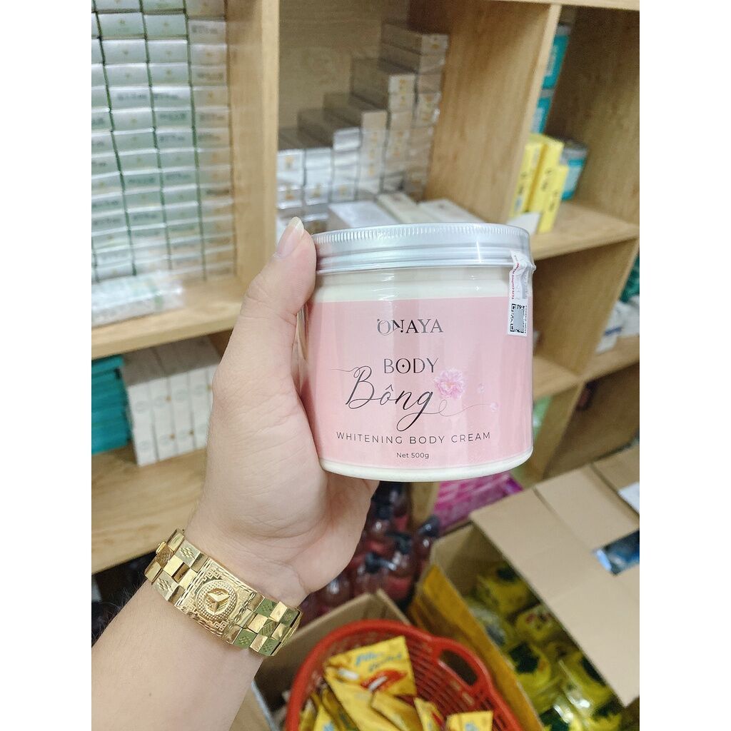 KEM BODY BÔNG ONAYA CHÍNH HÃNG DƯỠNG TRẮNG DA