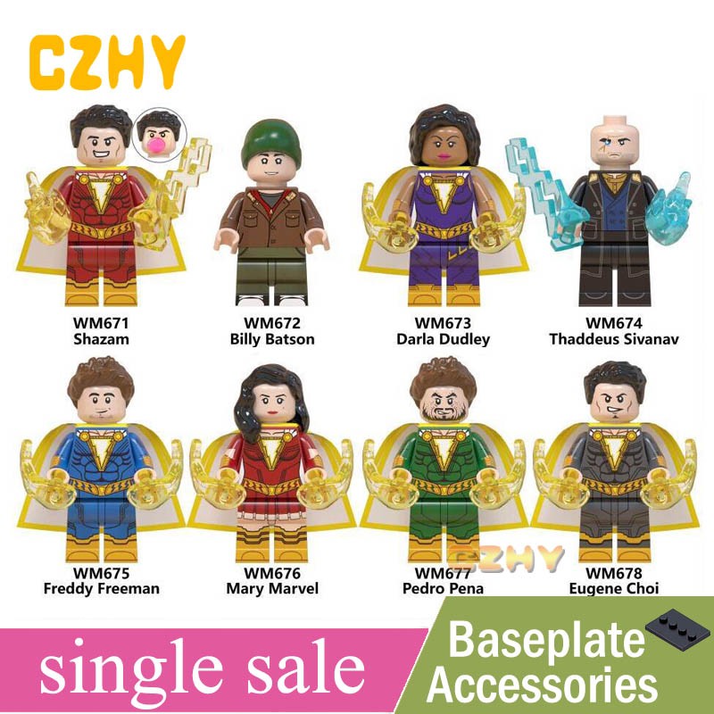 Bộ Đồ Chơi Lắp Ráp Mô Hình Nhân Vật Billy Batson Darla Dudley