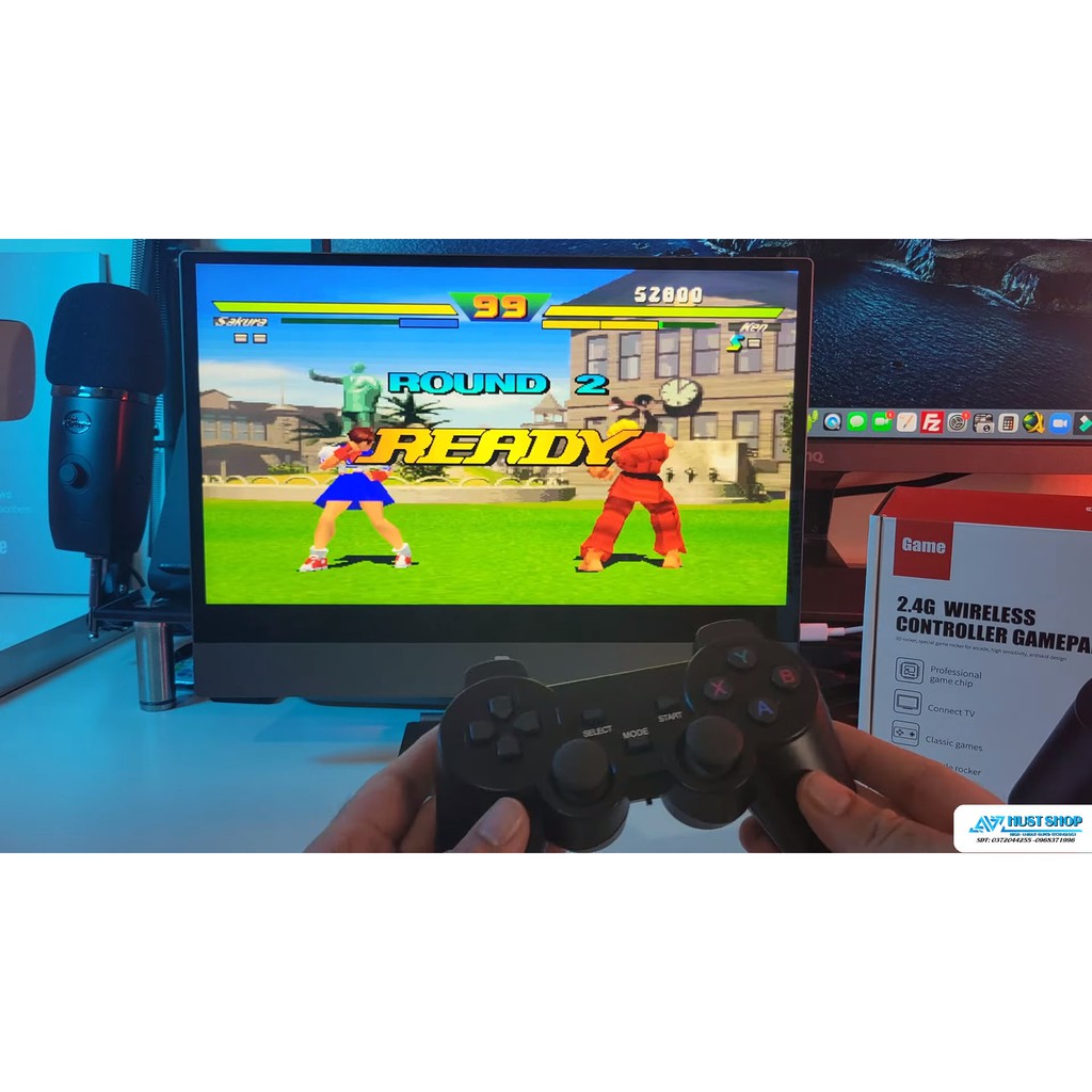 Máy Chơi Game 4 Nút Playstation HDMI Tay Cầm Không Dây Tích Hợp 4300+ Games Chọn Lọc FULL HD [BẢN NÂNG CẤP]