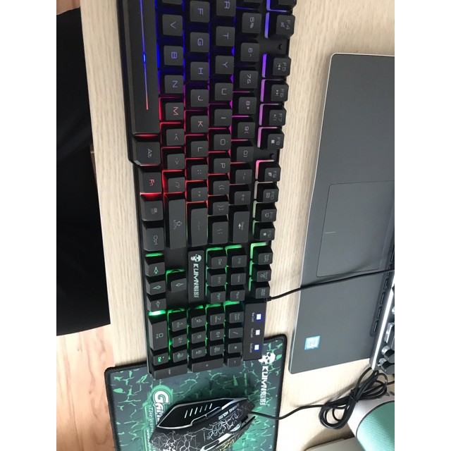  [RẺ VÔ ĐỊCH] Bộ Bàn Phím, Chuột giả cơ GAMING T6 LED 7 MÀU CAO CẤP + TẶNG LÓT CHUỘT ĐẸP  | BigBuy360 - bigbuy360.vn