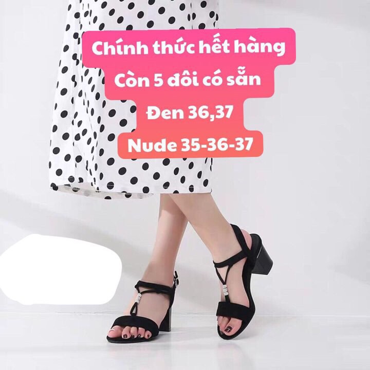 Giày sandal DUsto da lộn cao cấp