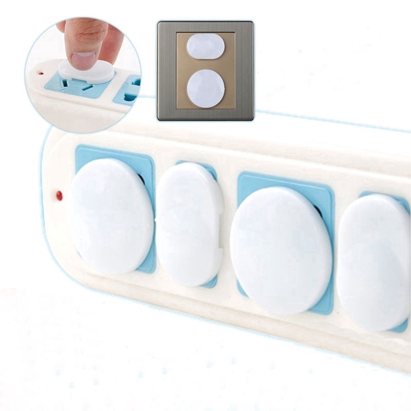 Bộ 20 cái nắp nhựa đậy ổ cắm điện bảo vệ an toàn cho trẻ nhỏ