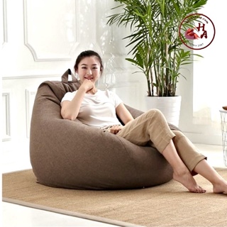 GHẾ LƯỜI VẢI THÔ BỐ CAO CẤP  ( đã bao gồm hạt xốp )