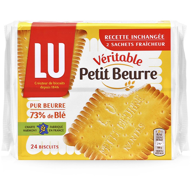Bánh quy bơ lạt LU Veritable Petit Beurre, hàng nhập khẩu gói 200g
