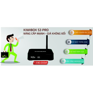 Android Tivi Box S3pro Ram 2GB