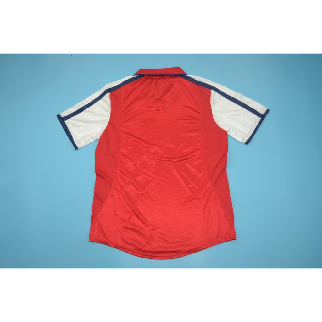 Áo Bóng Đá Màu Đỏ Đội Tuyển Arsenal 2000-01 Phong Cách Retro