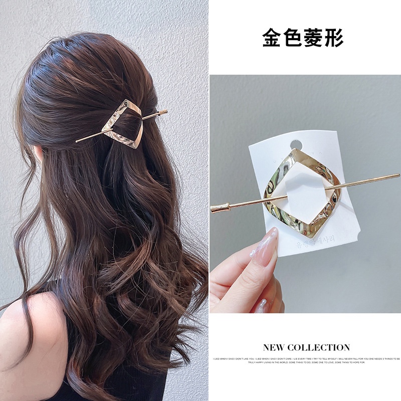 PVN43019 Kẹp Tóc Kim Loại Đơn Giản Thời Trang Nhiều Kiểu Dáng Tùy Chọn Cho Nữ Giá Rẻ