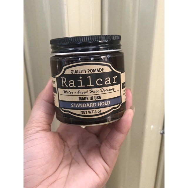 Sáp vuốt tóc Railcar Quality Pomade 100gr tạo kiểu giữ nếp cho tóc. HÀNG CHÍNH HÃNG